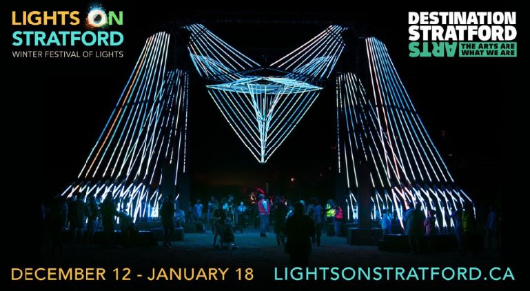 겨울 밤 수놓는 빛의 향연 온타리오 ‘라이트 온 스트랫퍼드’ 개막 - CKNNews 이미지